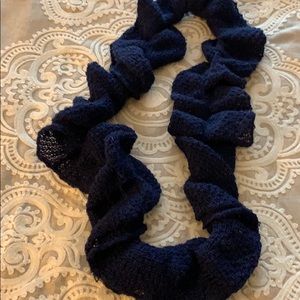 Navy blue infinity scarf